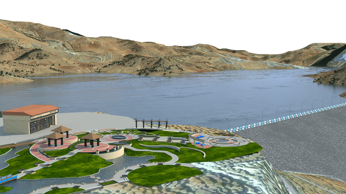 Designing Tourist Coastal Village around Garan Dam